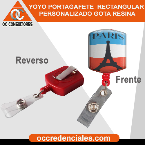 Yoyo porta gafete personalizado Credencial metálico