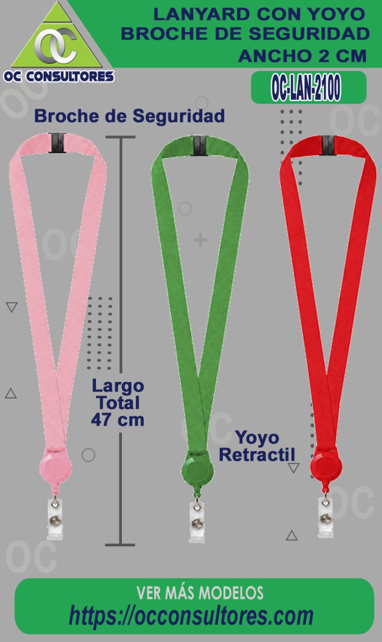 lanyard con yoyo retractil