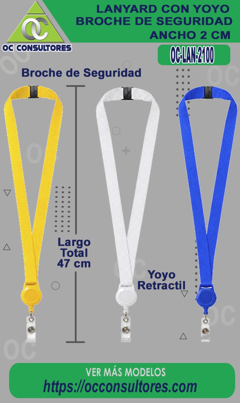 lanyard con yoyo retractil