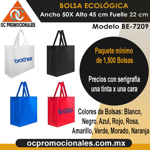 bolsa ecologica termoformada