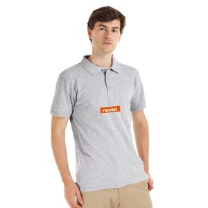 playera polo estampada